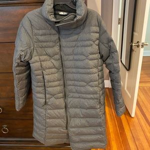North Face women’s Grey Down Parka